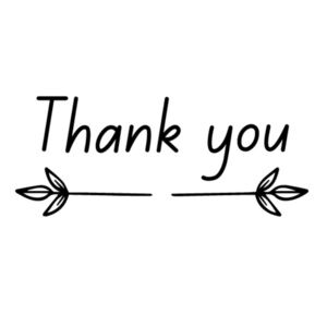 Thank you stickers - 120